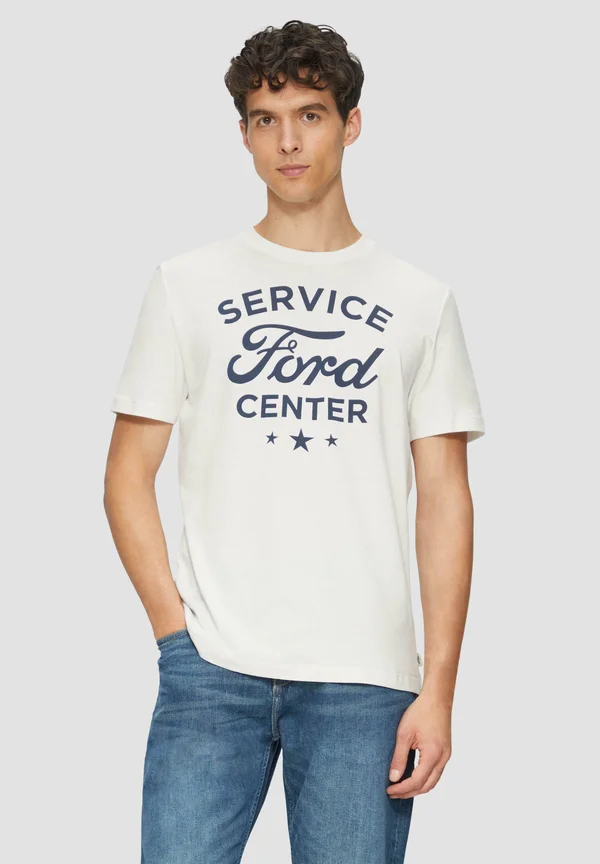 Print T-shirt - weiß