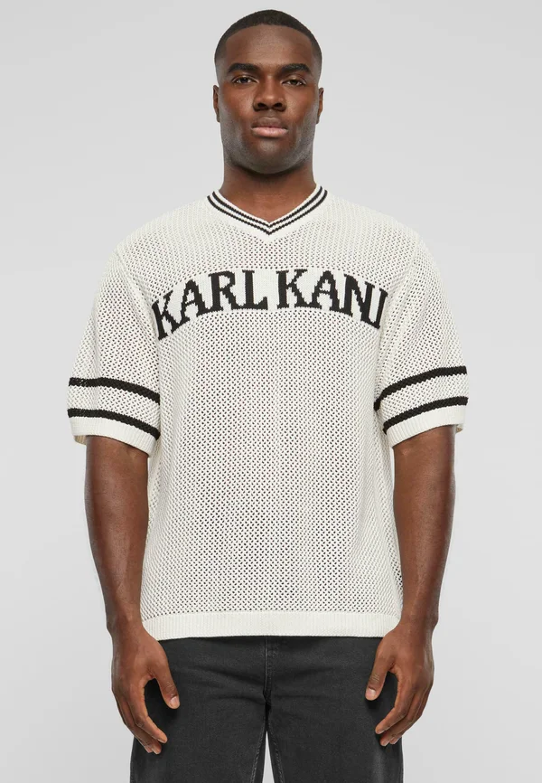 Print T-shirt - white black