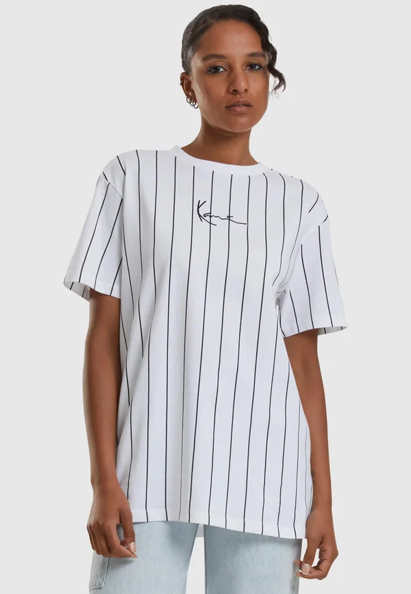 Print T-shirt - white black
