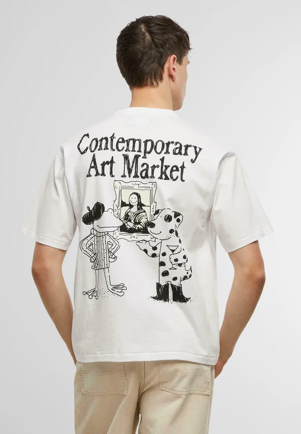 Print T-shirt - white