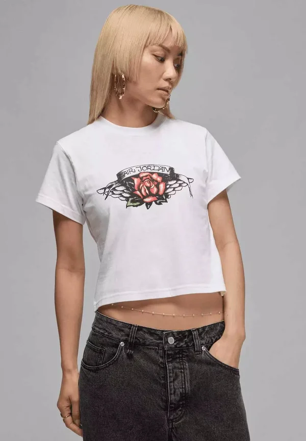 Print T-shirt - white