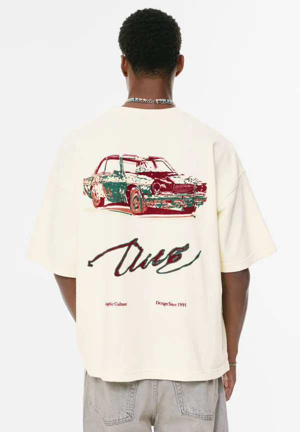 Print T-shirt - white