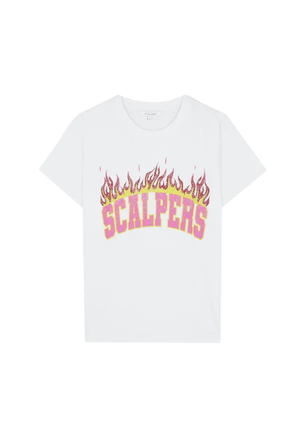 Print T-shirt - white