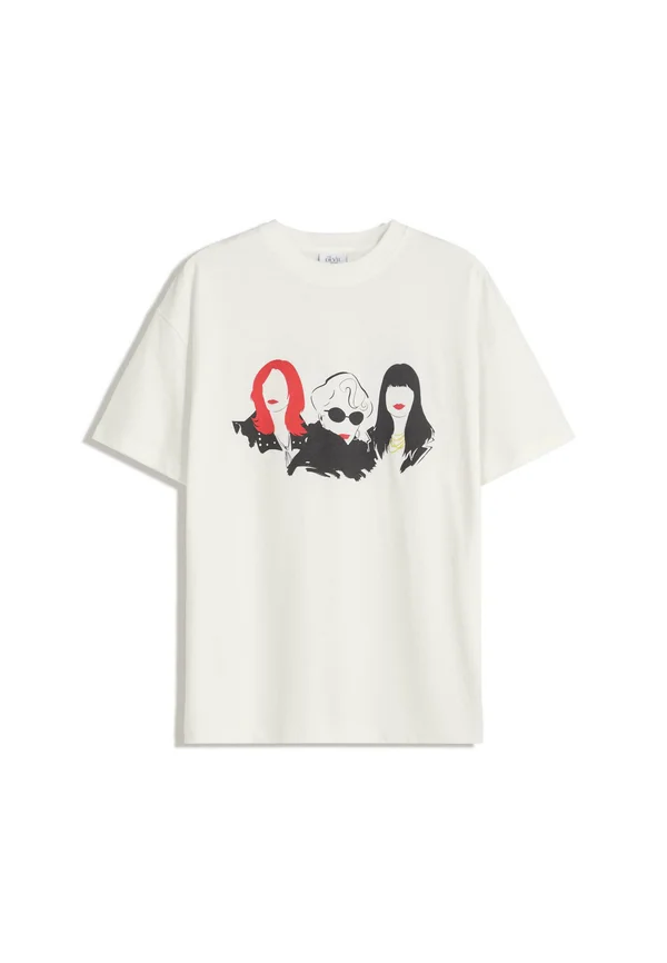 Print T-shirt - white