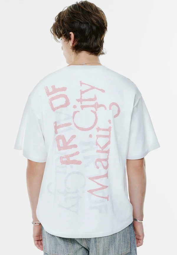 Print T-shirt - white