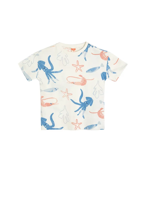 Print T-shirt - white