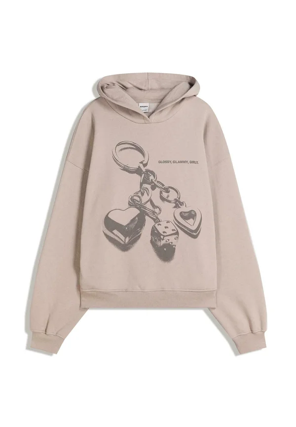 PRINTED - Hoodie - grey