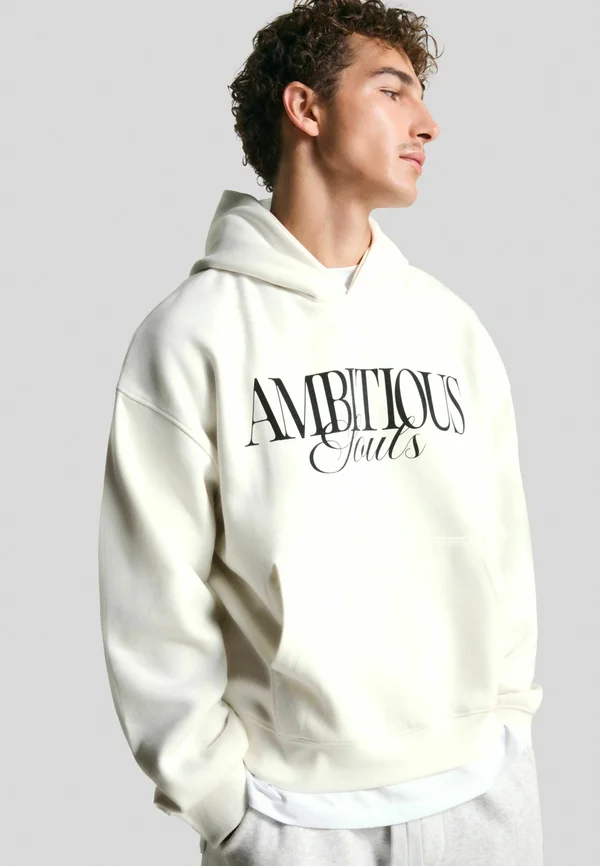 PRINTED - Hoodie - white