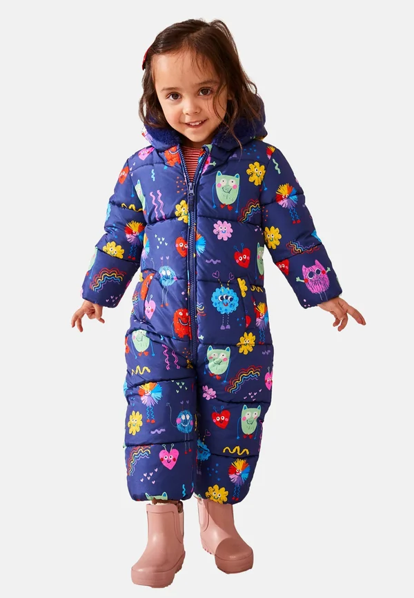 PRINTED STANDARD - Snowsuit - navy character
