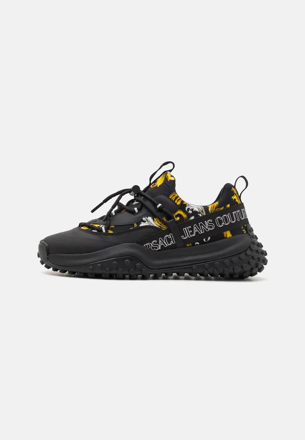 PRINTED - Trainers - black/gold