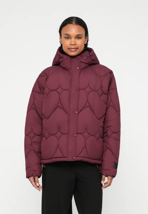 PRISCA PUFFER - Winter jacket - deep burgundy