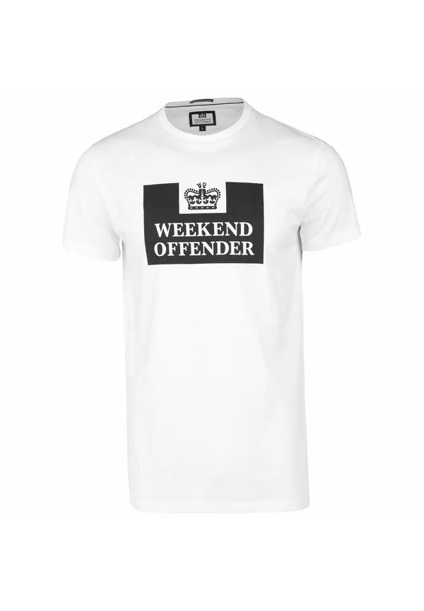 PRISON - Print T-shirt - white
