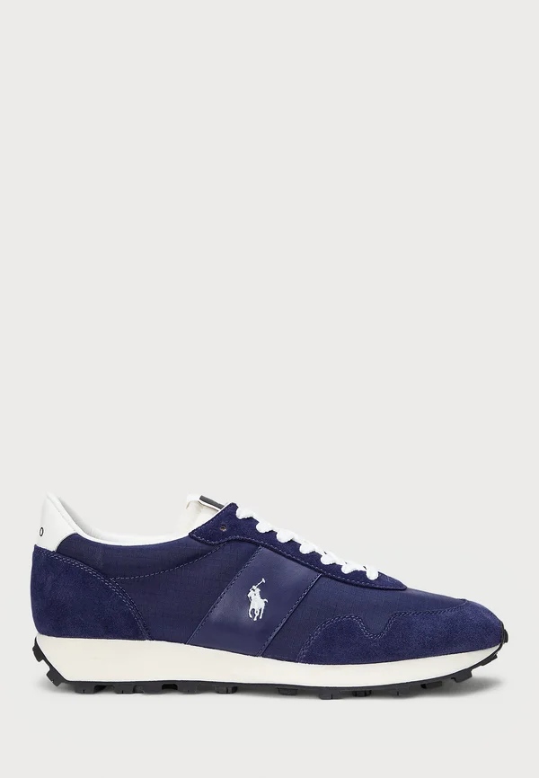 PRL TRAIL 125 SUEDE-PANELED SNEAKER - Trainers - new classic navy/deckwash wht