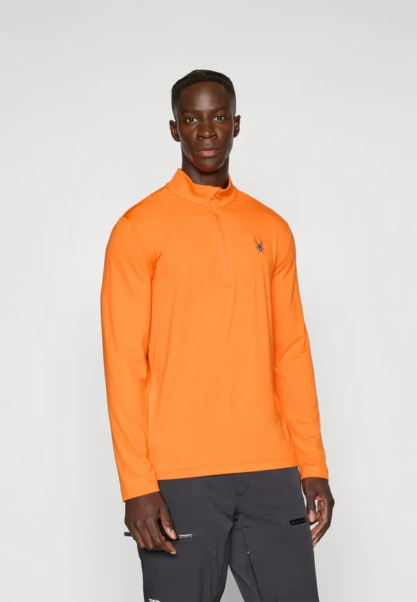 PROSPECT 1/2 ZIP - Long sleeved top - flash orange