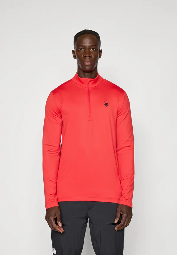 PROSPECT 1/2 ZIP - Long sleeved top - red