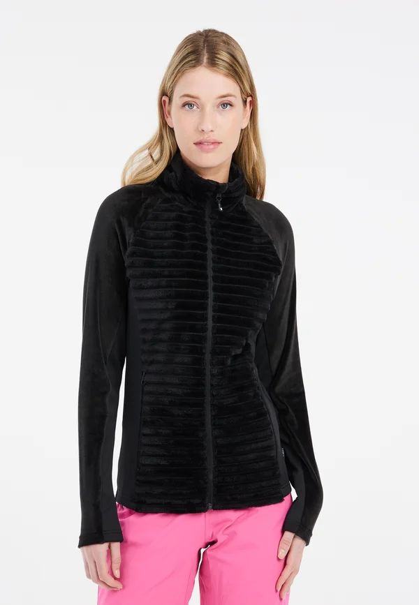 PRTDELAY - Fleece jacket - true black