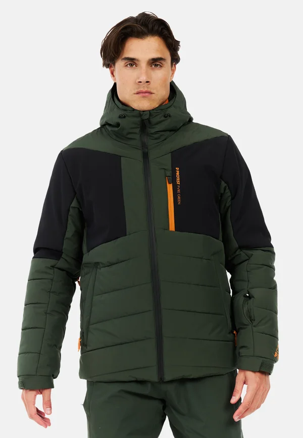 PRTNALDO - Snowboard jacket - kale green