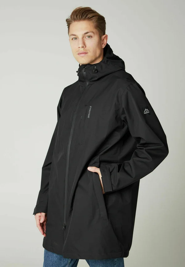 PRTTHOREAU - Short coat - true black