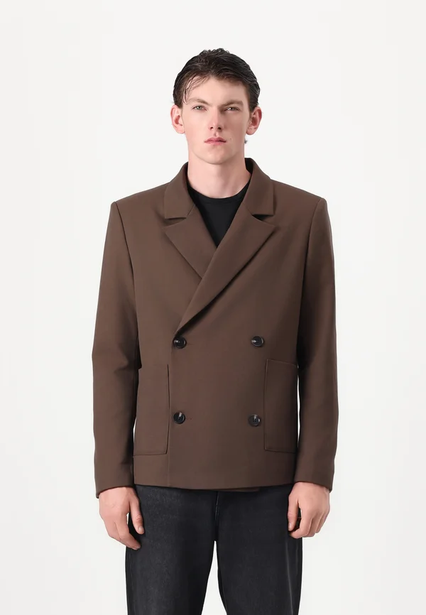 PUBLIC - Blazer jacket - chocolate