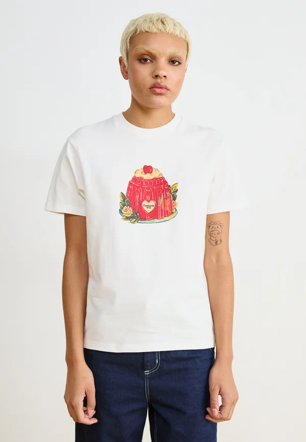 PUDDING - Print T-shirt - white