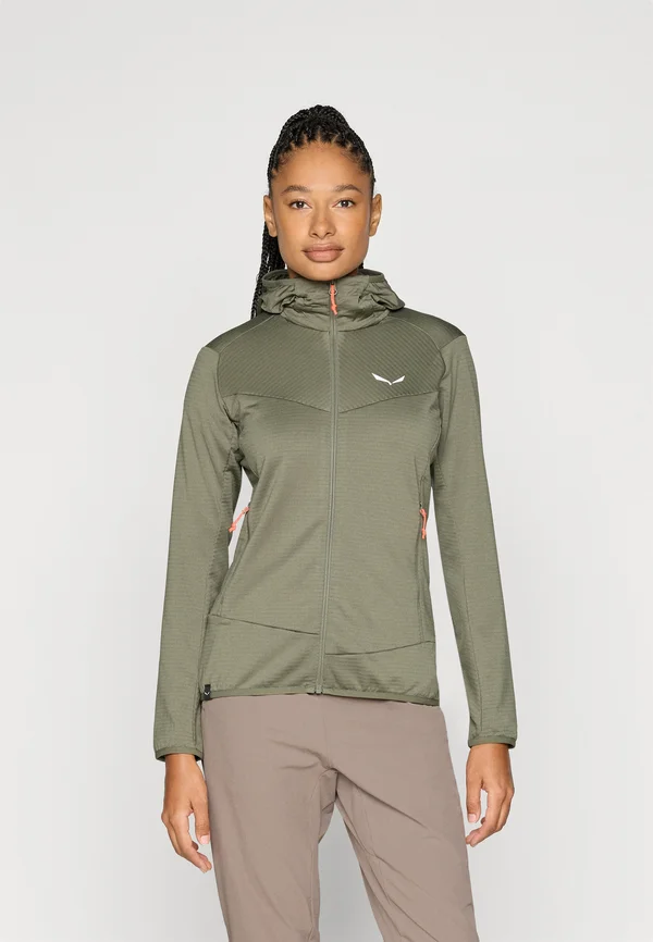 PUEZ ALTAVIA  - Zip-up sweatshirt - faded green