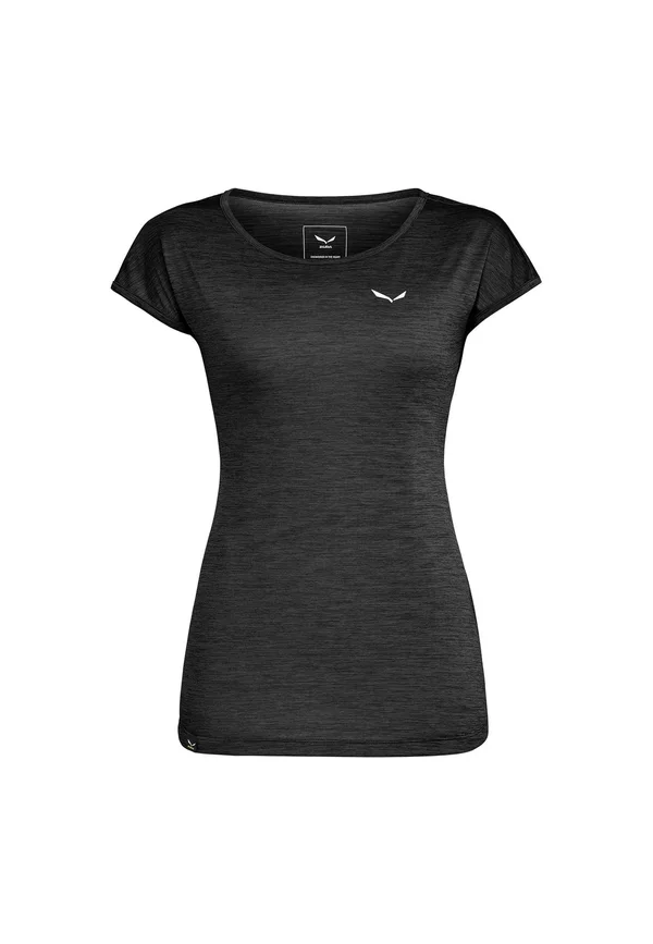 PUEZ MELANGE DRY TEE - Basic T-shirt - schwarz
