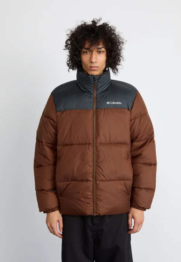 PUFFECT™ III JACKET - Winter jacket - tobacco/black