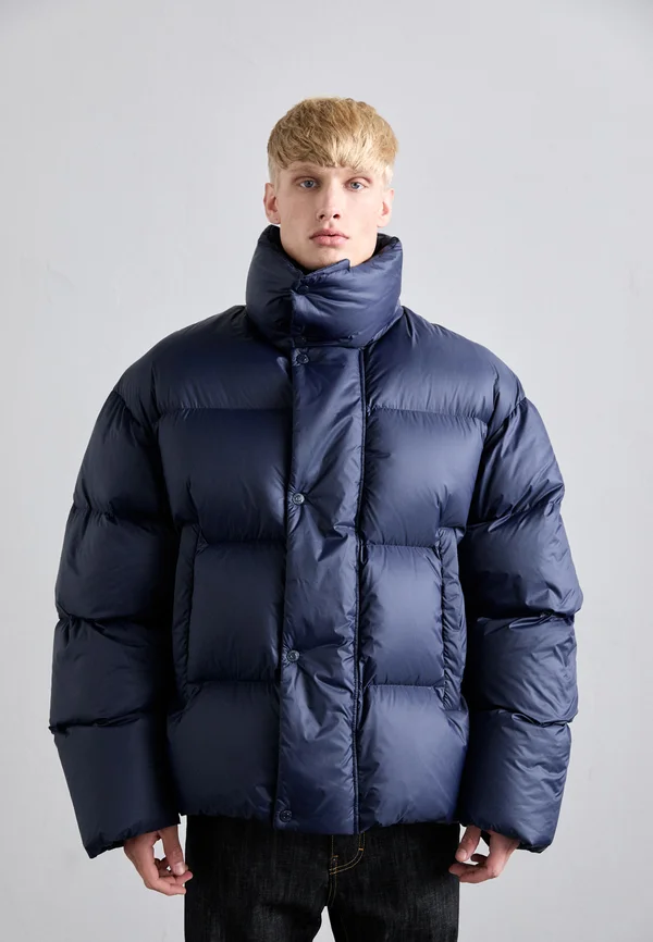 PUFFER - Down jacket - navy blue