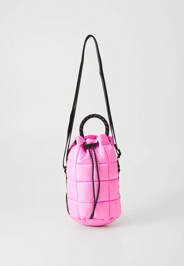 PUFFLE TINY TOTE - Cross body bag - pink spell/black