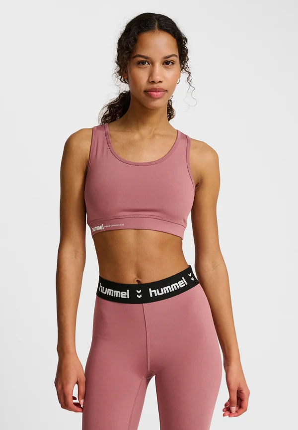 PULSE - Medium support sports bra - wistful mauve