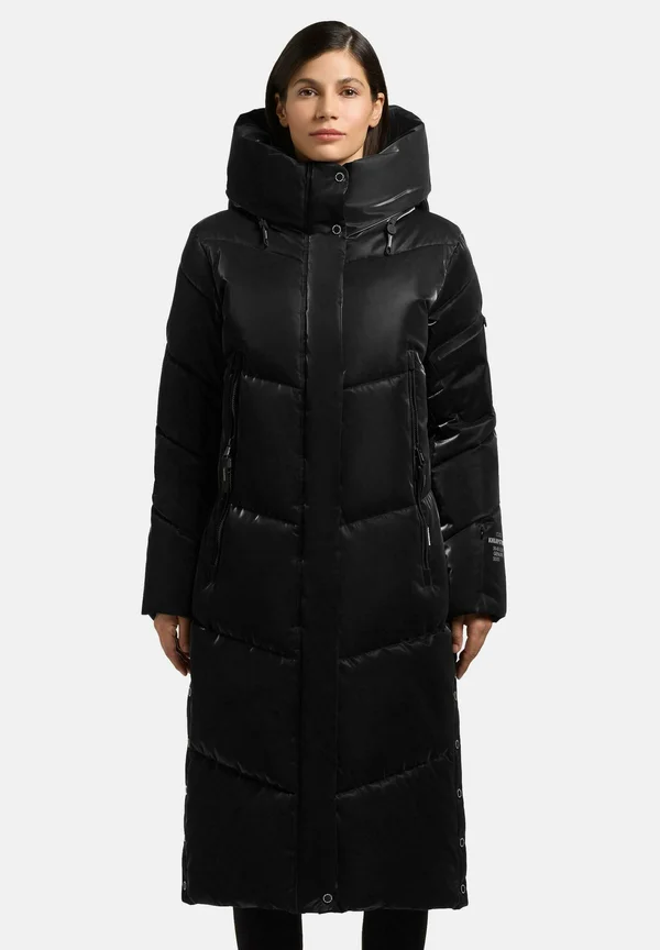 PULSET SHINY - Winter coat - black