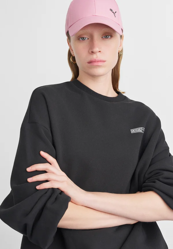 PUMA X ROSÉ OVERSIZED CREW - Sweatshirt - black
