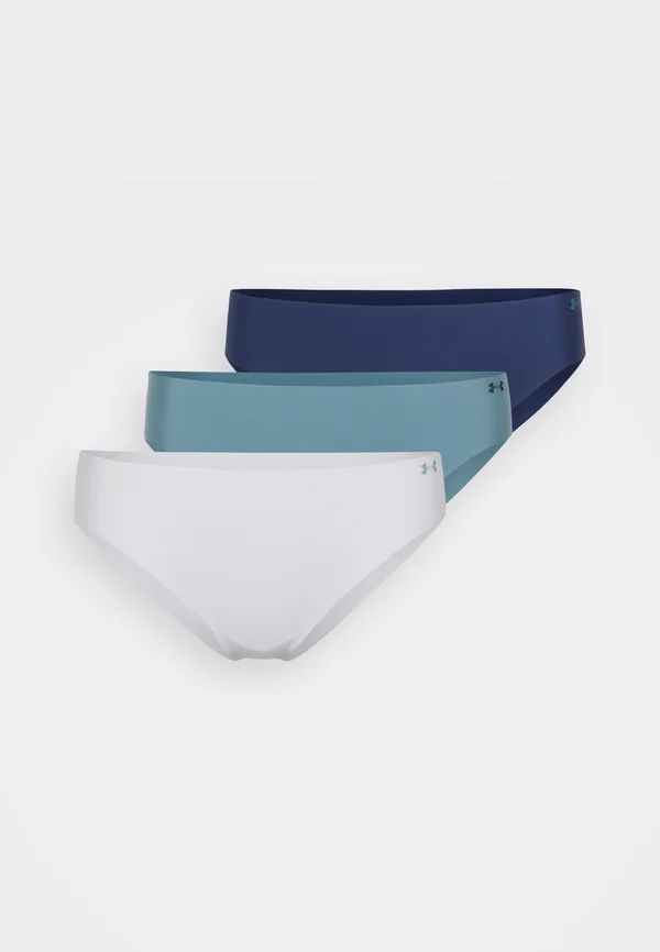 PURE NO SHOW SOLID 3 PACK - Briefs - halo gray/jasper blue/washed navy