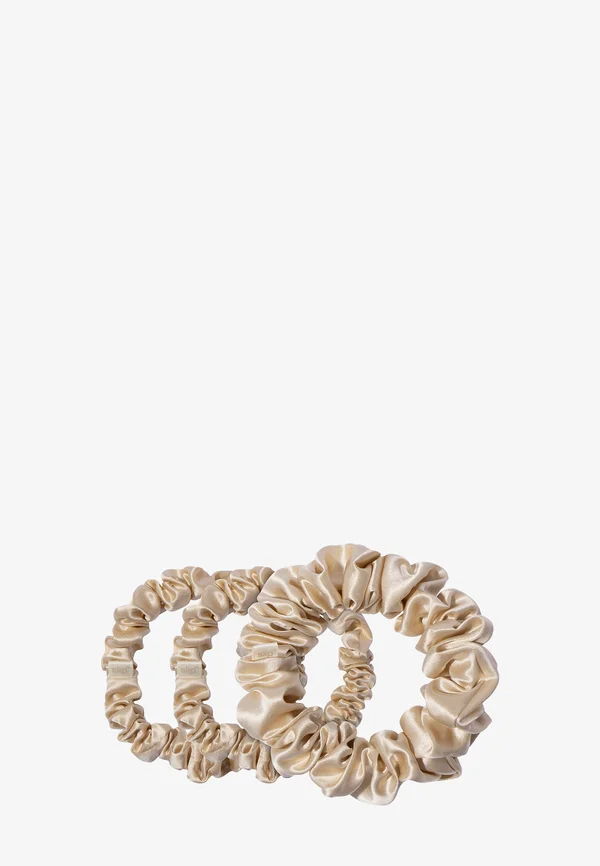 PURE SILK BACK TO BASICS ASSORTED SCRUNCHIES - Skincare tool - blonde