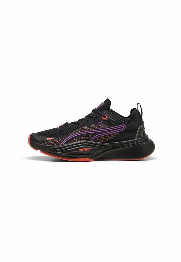 PWR NITRO SQD - Road running shoes - black pure magenta