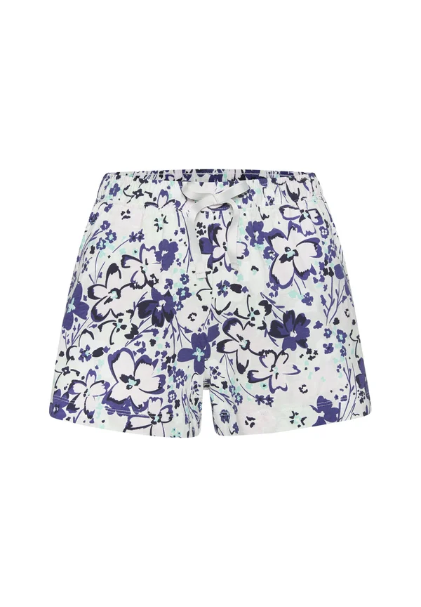 Pyjama bottoms - grau  rosa  geblühmt