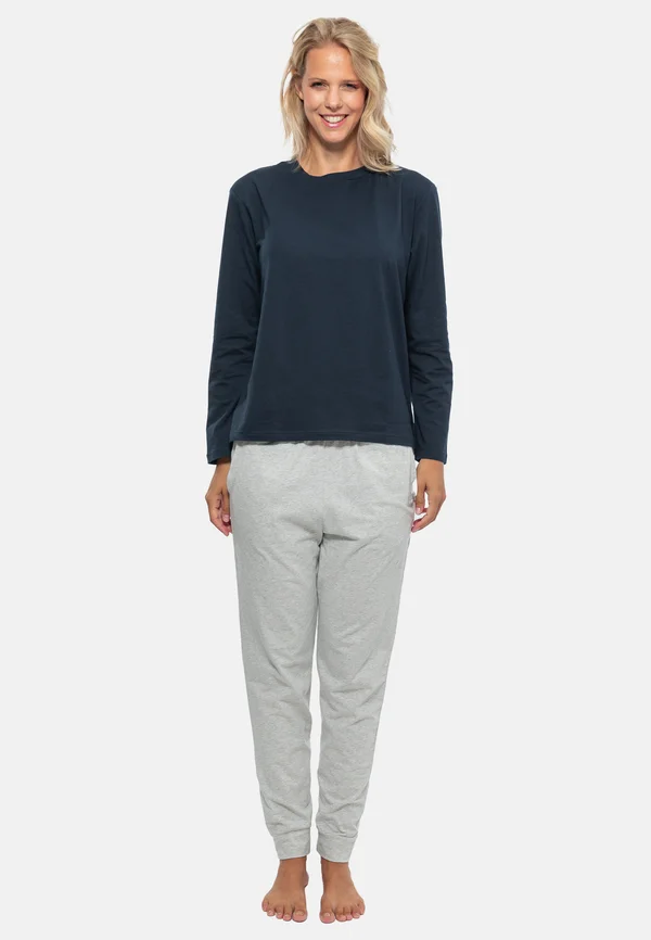 Pyjama set - grau dunkelblau