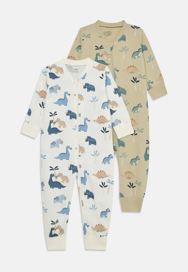 PYJAMAS 2 PACK - Sleep suit - light dusty green