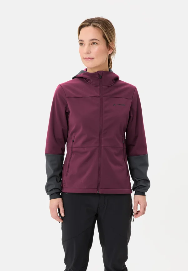 QIMSA HOODED  - Soft shell jacket - cassis uni