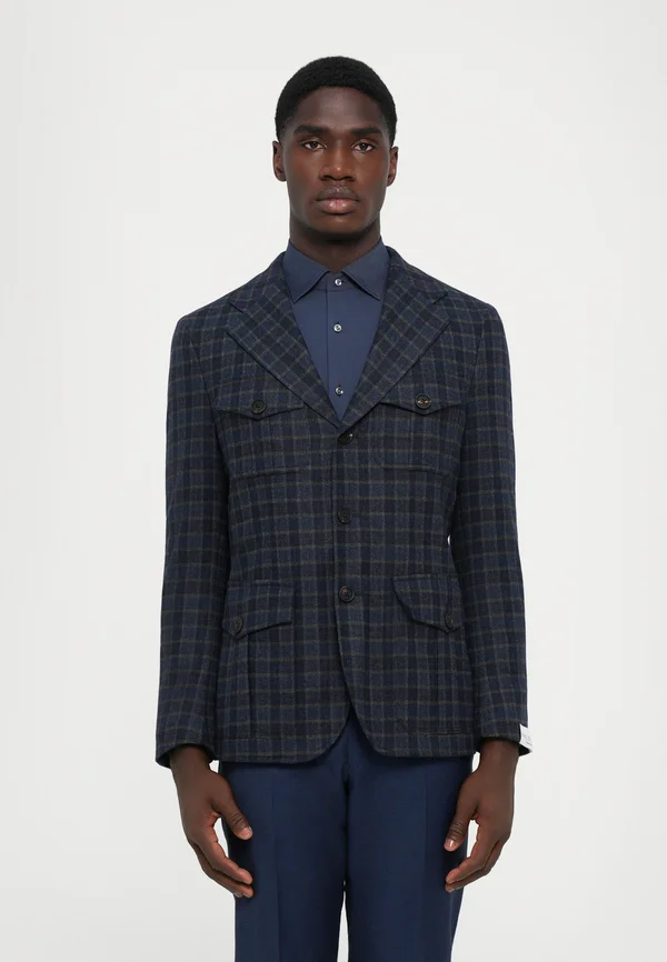 QUADRO - Blazer jacket - blu navy