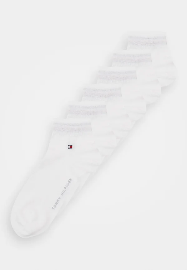 QUARTER ECOM 6 PACK - Socks - white