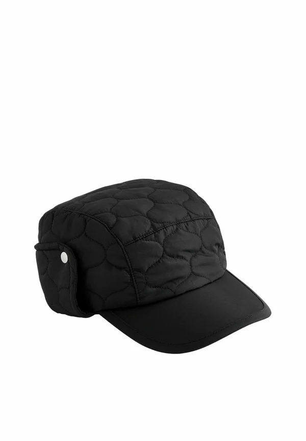 QUILTED TRAPPER STYLE-REGULAR FIT - Cap - black