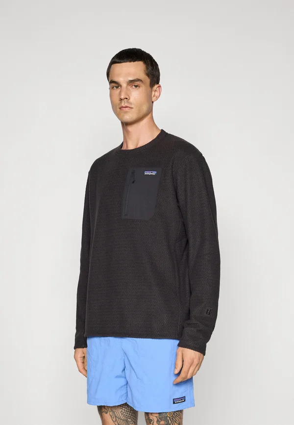 R1 AIR CREW - Fleece jumper - black