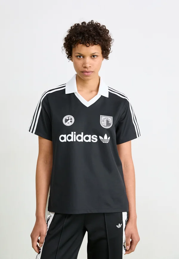 R3CD - Polo shirt - black/white