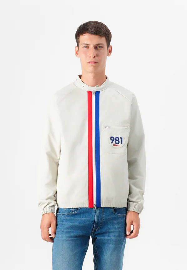 RACER - Bomber Jacket - cloud