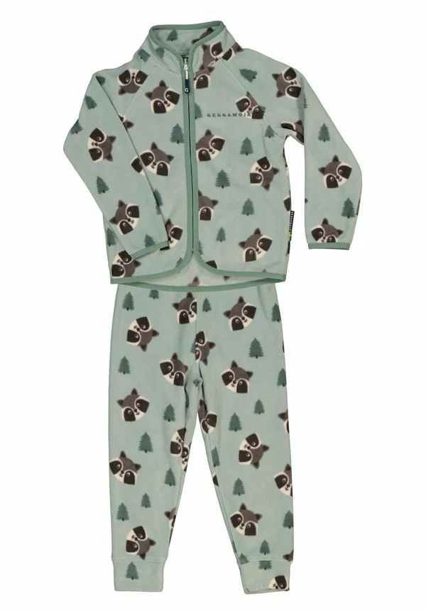 RACOON FLEECE SET - Tracksuit - green