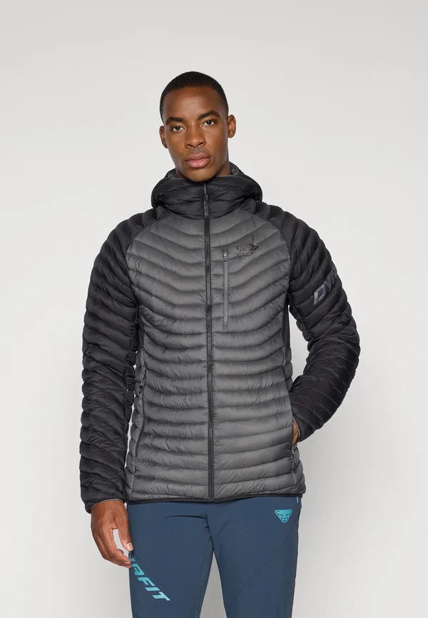 RADICAL HOOD JACKET - Down jacket - black out