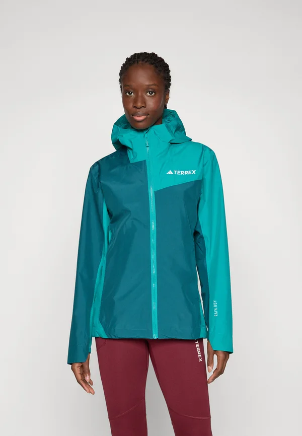 RAIN  - Waterproof jacket - mystery green/pure teal