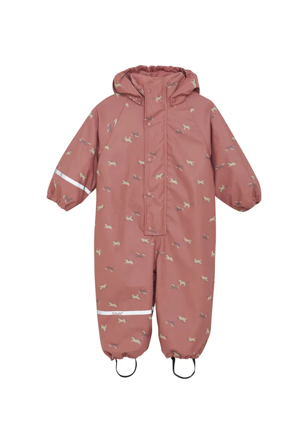 RAINWEAR PRINT FLEECE - Jumpsuit - brick dust