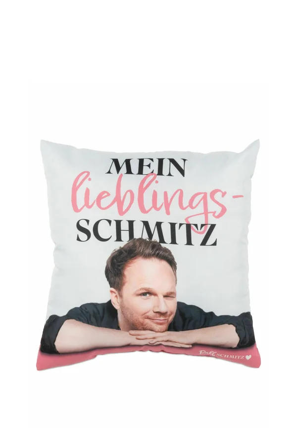 RALF SCHMITZ KISSEN - MEIN LIEBLINGS SCHMITZ DEKO ZIER KOPF SITZKISSEN - Other accessories - grau